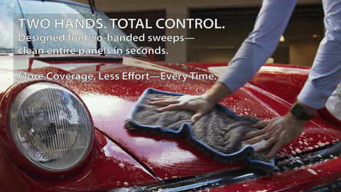Mach 2 Speed Car Wash Towel – 7x the Size of a Mitt (60 x 30cm / 2 x 1ft)